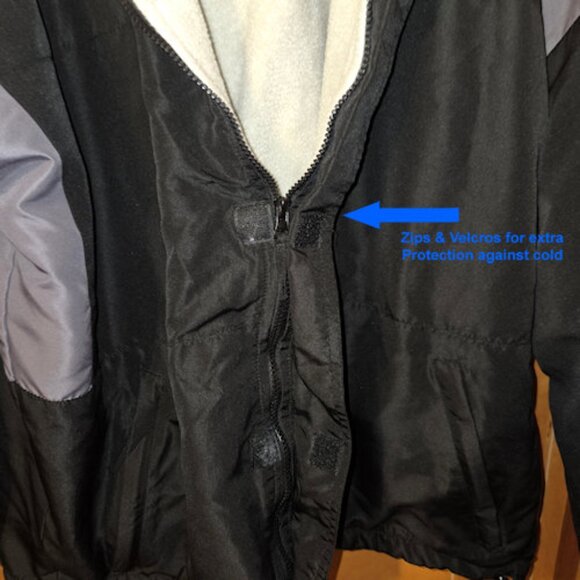 SEB TECH Winter Hooded Coat Size Large - Picture 5 of 10